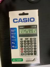 ຈັກຄິດໄລ່ casio AX-120ST